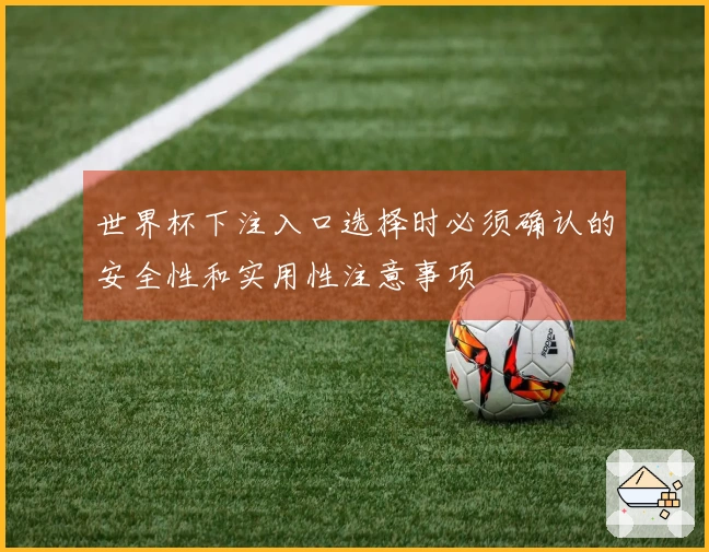 世界杯下注入口选择时必须确认的安全性和实用性注意事项