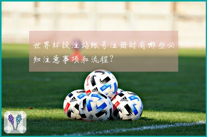 世界杯投注站账号注册时有哪些必知注意事项和流程？