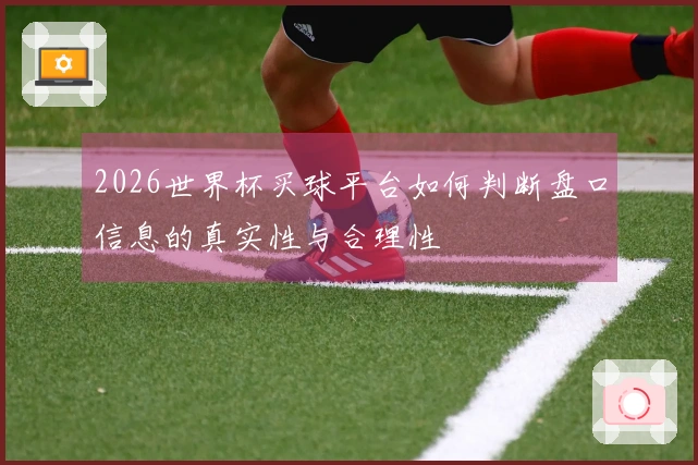 2026世界杯买球平台如何判断盘口信息的真实性与合理性